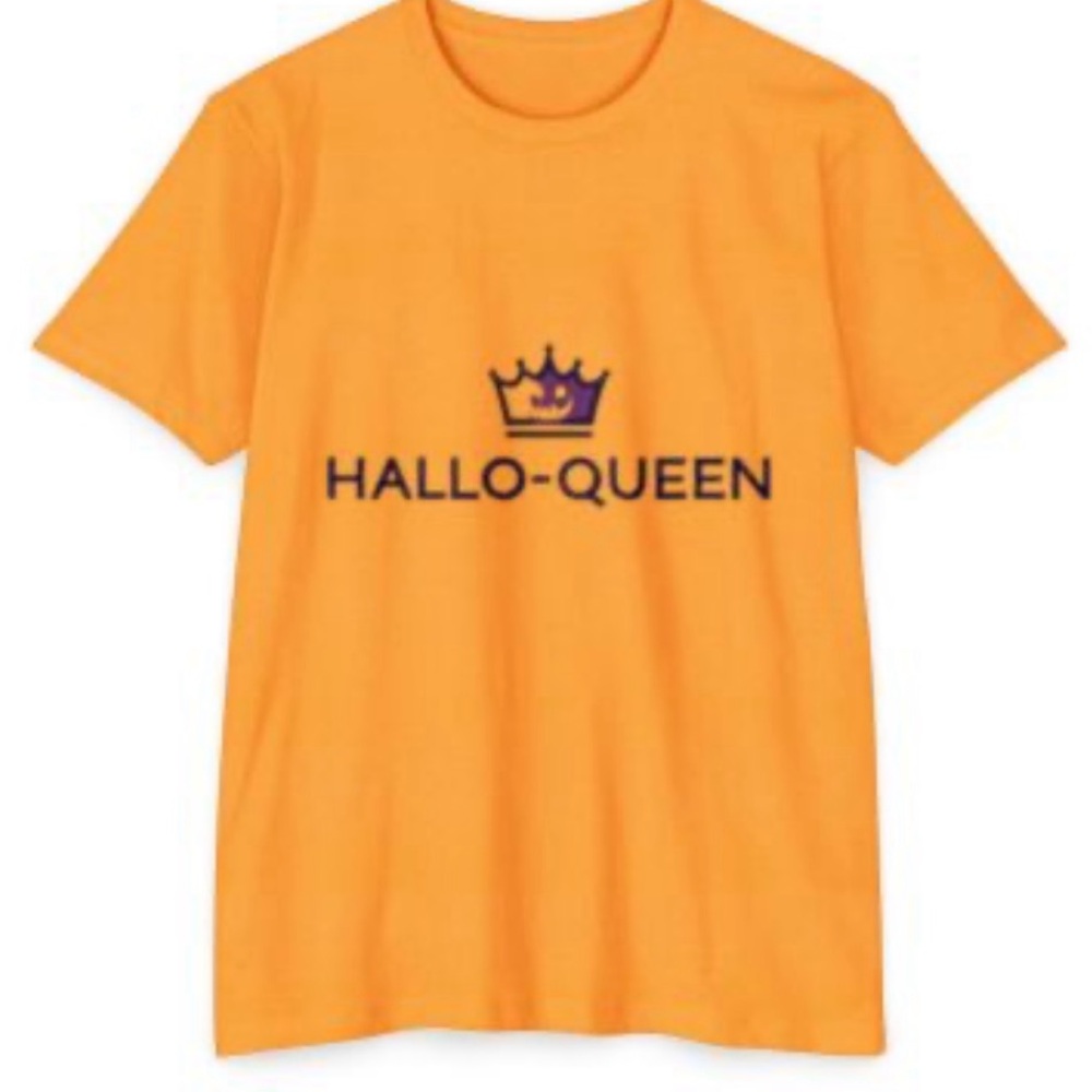 Orange Hallo-Queen T-Shirt